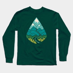 The Road Goes Ever On: Spring Long Sleeve T-Shirt